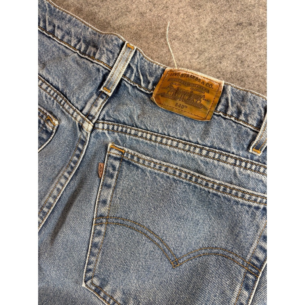 Vintage Levis 540 Jeans Mens 40x30 Blue Denim Relaxed Straight Orange Tab 90s